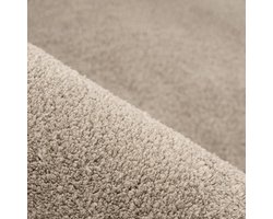 Wasbaar Vloerkleed Laagpolig Taupe 120x160 cm Antislip Zacht Tapijt