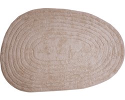 Wasbaar Vloerkleed Oliver - Taupe 160 x 230 cm - Design Hoog-Laag Vloerkleed in Scandinavische / Japandi Stijl