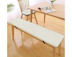 Wasbaar Zitkussen - Voor Tuinbank en Eettafel - 160 x 35 x 5 cm