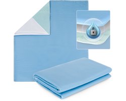 Wasbare Bed Onderlegger Met Instopstroken - Incontinentie Bedonderlegger - Matrasbeschermer