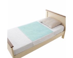 Wasbare Bed Onderlegger Met Instopstroken - Incontinentie Bedonderlegger - Matrasbeschermer - 85x90cm