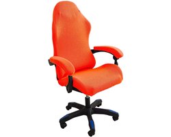 Wasbare en Antislip Gaming Stoelhoezen - Set van 4 voor Computer- en Draai Stoelen in Oranje