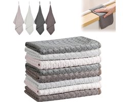 Wasbare Keuken Doekjes 30 x 30 cm Microvezel Wafeldoek Extra Absorberend en Duurzaam voor Keuken, Ramen en Glazen (Multikleur)