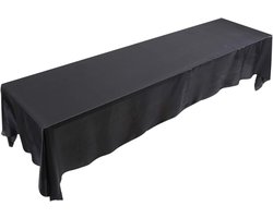 Wasbare Satijnen Tafelkleed 145 x 320 cm, Rechthoekig, Vlekbestendig, Perfect voor Feesten en Bruiloften, Geschikt voor Restaurants en Evenementen