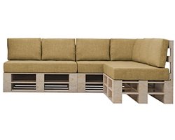 Wasbare Tuinkussens voor EU-Pallets – Set van 10 in Diverse Kleuren en Maten