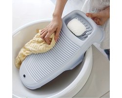 wasbord met een compact, antislip ontwerp en een ingebouwd zeepbakje. Lichtgewicht, draagbaar en betaalbaar, een uitstekend cadeau voor de feestdagen. Grijs
