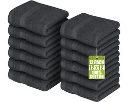 Washanden Set - Luxe en Zacht - 30x30 cm, 12 Stuks