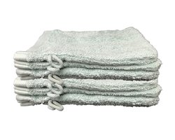 Washandjes 15x21 cm. - Hotel DeLuxe Badtextiel – Zee Groen - 8 stuks - Super zacht - Hotel kwaliteit - 550 GRAMS!