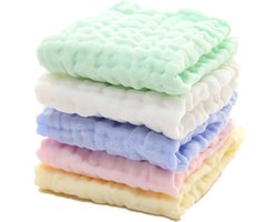 Washandjes - Badhanddoeken - Voor Extra Zachtheid En Duurzaamheid 27X27Cm - Inclusief 4 Kleuren