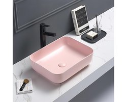 Waskom minerva color line Mat Pastel Roze, incl. clickwaste