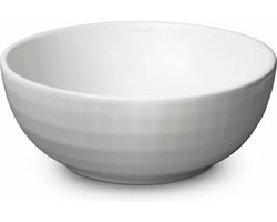 Waskom van Keramiek Mat Wit - Ronde Wastafel - Rond - Nano Coating - Hoogwaardige afwerking - 40 cm Ø