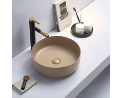 Waskom Victoria color line Mat Zand beige, incl. clickwaste