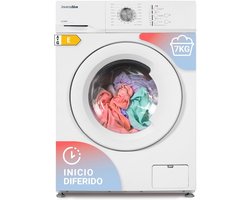Wasmachine 7 kg, 16 programma's, kinderveiligheidssysteem, 1200 tpm - Energiezuinig en veelzijdig