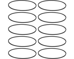 Wasmachine Afdichtring Rubber - Afvoerring Badkamer - Lekken Voorkomen - 1-1/2 Inch Universeel - 40mm - Zwart