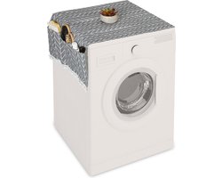 wasmachine hoes met zakjes - 130 x 55 cm - beschermer - bovenkant - polyester