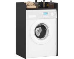 Wasmachine Kast / Wasmachine Ombouw / Wasmachine Meubel FIN / Zwart / AKORD Furniture Factory / 64 x 98 x 50 cm