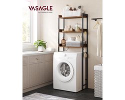 Wasmachine kast - Wc kastje - wasmachine ombouw - wasmachine opbouwmeubel - wasmachine meubel - wc rek opbergrek - 25x63x165 cm