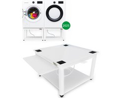 Wasmachine Verhoger – Wasmachine Opbouwmeubel - Droger verhoger - Wasmachine sokkel – Lekbak wasmachine – Support machine à laver