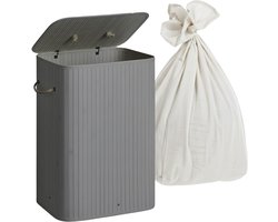 Wasmand - 40x60x30 cm - grijs