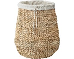 Wasmand Abaca Beige | Beige | Hout