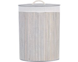 Wasmand bamboe lichtgrijs 60 cm MATARA