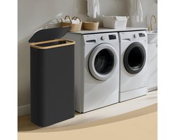 Wasmand – Met Deksel – 65 L – Compact en Praktisch