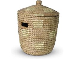Wasmand Riet - Wasmand Riet Met Deksel