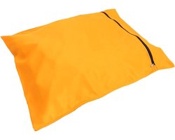 Wasmand voor Dieren - Huisdier Waszak - Beschermt bij Wassen - Grote Maas - 70x60cm - Oranje