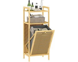 Wasmand - Wasmand Kast - Wasmand Meubel - Bamboe - 40x30x95cm