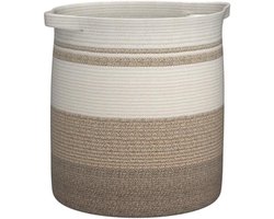 Wasmanden–Laundry Mand–Opbergmand Met Handgrepen–Decoratieve Mand Voor Woonkamer–Geweven Opbergmand Voor Speelgoedbak–Kussens–Dekens–Kleding–20x18"–Gradiënt Geel