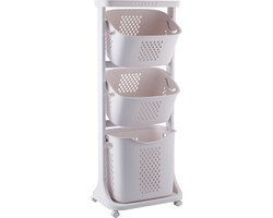 Wassorteerder - Handige Wasmand met 3 Vakken voor Eenvoudig Sorteren