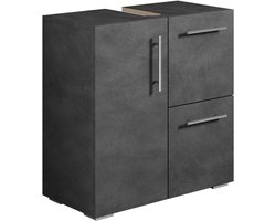 Wastafel Onderkast met Uitsparing - Wasbak Kast - Badkamermeubel