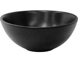 Wastafel rond Ø 28x116 cm Wit keramiek ML-Design