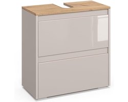 Wastafelonderkast - Badmeubel Lade - Badkamer Opbergen - Modern Design - 60x62cm - Kasjmier