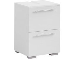 Wastafelonderkast Wit 40,2 x 59,1 x 35 cm met Lade en Klep