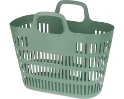 Wastas - flexibel - 25L - 47 x 23 x 32 cm - jadegroen - boodschappentas