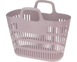 Wastas - flexibel - 25L - 47 x 23 x 32 cm - lichtroze - boodschappentas
