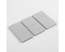 Water Absorberende Diatomiet Aardetray - 4 stuks Water Absorberende Steen Tray - Sneldrogende Zeep Schalen - Sneldrogende Steen Gootsteen Tray - Diatomiet Aarde Zeep Schaal - Diatomiet Aarde Onderzetters