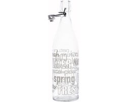 Water Acqua  Wit Fles 1l Dopniet Gemonteerd