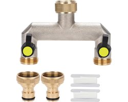 Water distributor 2-way - 3/4 inch water tap - tuinaccessoires - irrigatiesystemen
