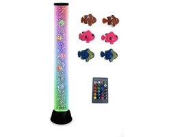 Water vis bubble Zuil met RGB LED verlichting 80 cm (Twinkle-Toys)