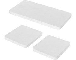 Waterabsorberende Steentjes Coasters voor Handzeep, Ideaal voor Badkamer en Keuken, Wit