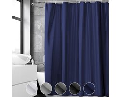 Waterafstotend douchegordijn - 100% PVC - verschillende maten en kleuren
