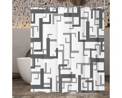 Waterafstotend Douchegordijn met Gewichtzoom en Antischimmel Bescherming