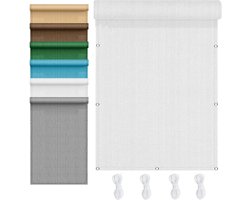 Waterafstotend Schaduwdoek voor Tuin en Terras Rechthoekig Zonnescherm met Touwen