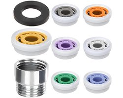 Waterbesparende Douche Doorstroombegrenzers voor Keuken en Badkamer - 7 Kleuren en 7 Instellingen voor Optimaal Waterverbruik