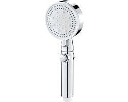 Waterbesparende Douchekop - Douchekop - 5 modi verstelbare - ABS - zilver - Hoge Druk - besparing - One Touch Off - Watermassagedouche Eco-vriendelijk badkameraccessoire