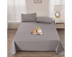 Waterdicht ademend laken voor dubbel bed, 200 x 230 cm - Perfecte bescherming voor huisdieren en kinderen