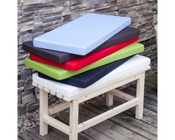 Waterdicht Bankkussen Binnen en Buiten - Tuinkussen voor 2/3/4 Zits Bank - Geschikt voor Patio, Keuken en Schommelstoel - 120x40x5 cm