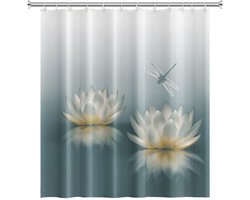 Waterdicht douchegordijn - duurzaam en stijlvol - 1 stuk - 100% polyester - 104x160 cm